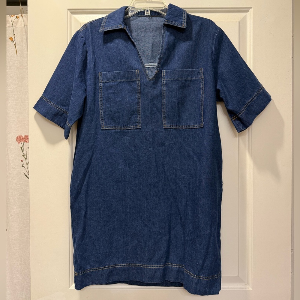 Men's Blue Denim Shirt